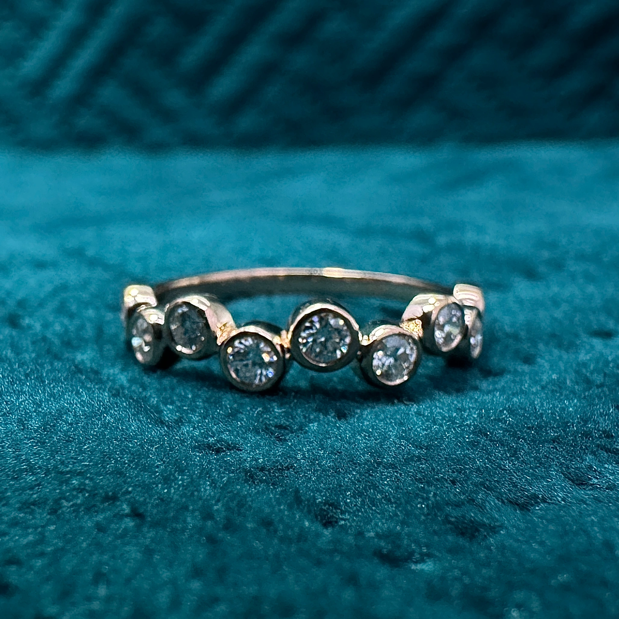 9 KT Rose Gold Round Lab-Grown/Natural Diamond Ring | 1.45 g | 0.437 ct Diamond