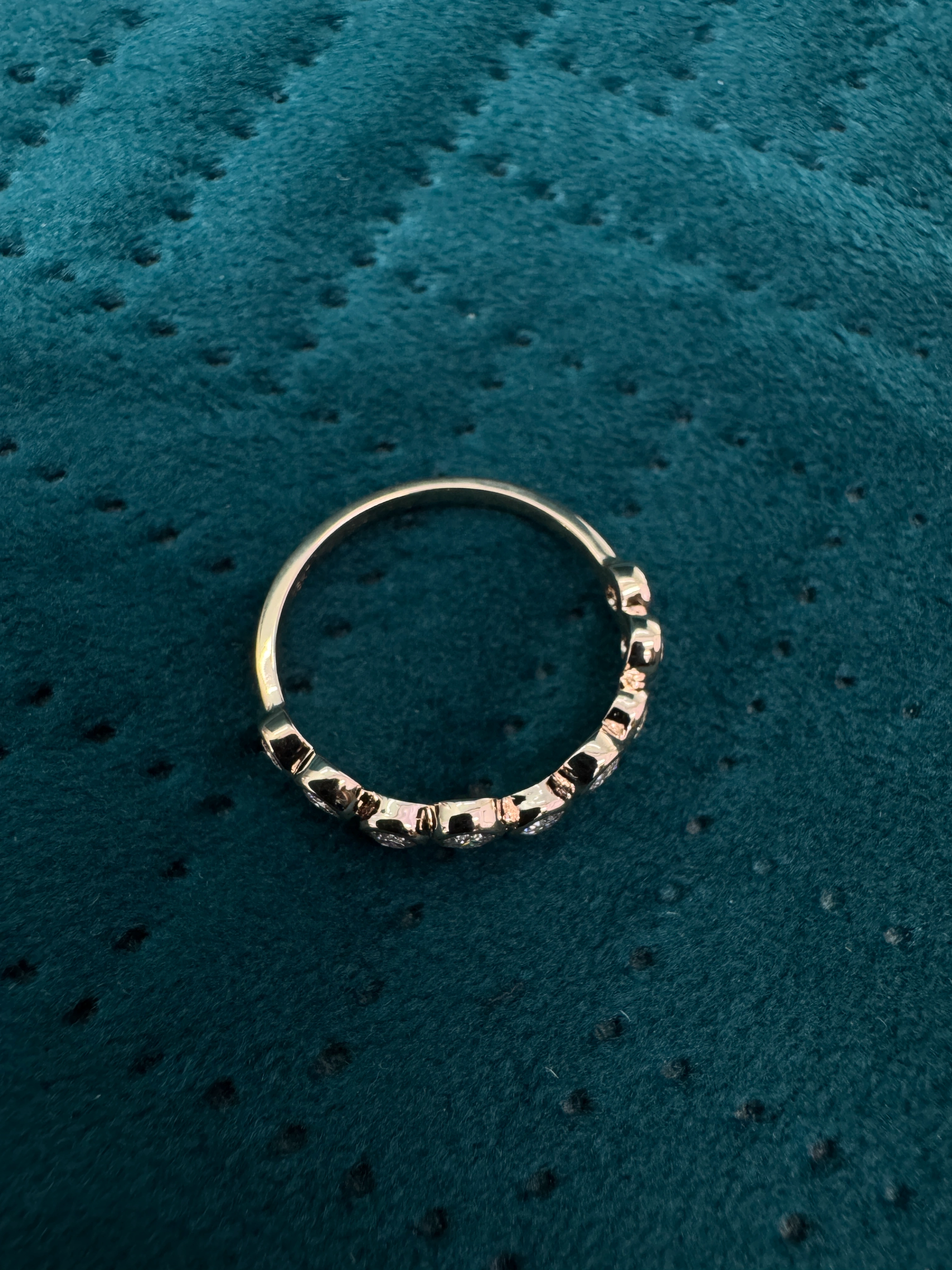 9 KT Rose Gold Round Lab-Grown/Natural Diamond Ring | 1.45 g | 0.437 ct Diamond view 5
