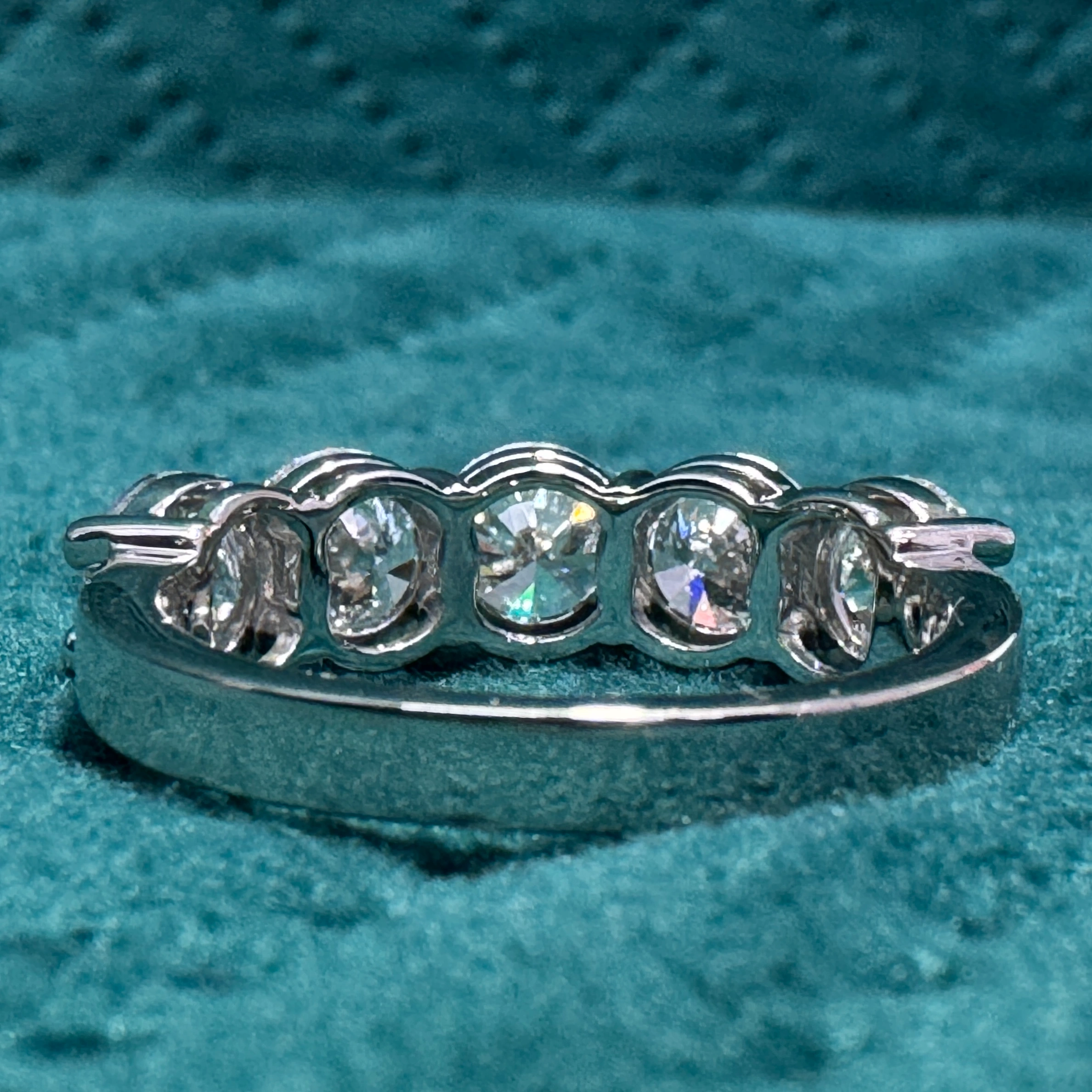 9 KT White Gold Round Lab-Grown/Natural Diamond Ring | 2.91 g | 2.97 ct Diamond view 3
