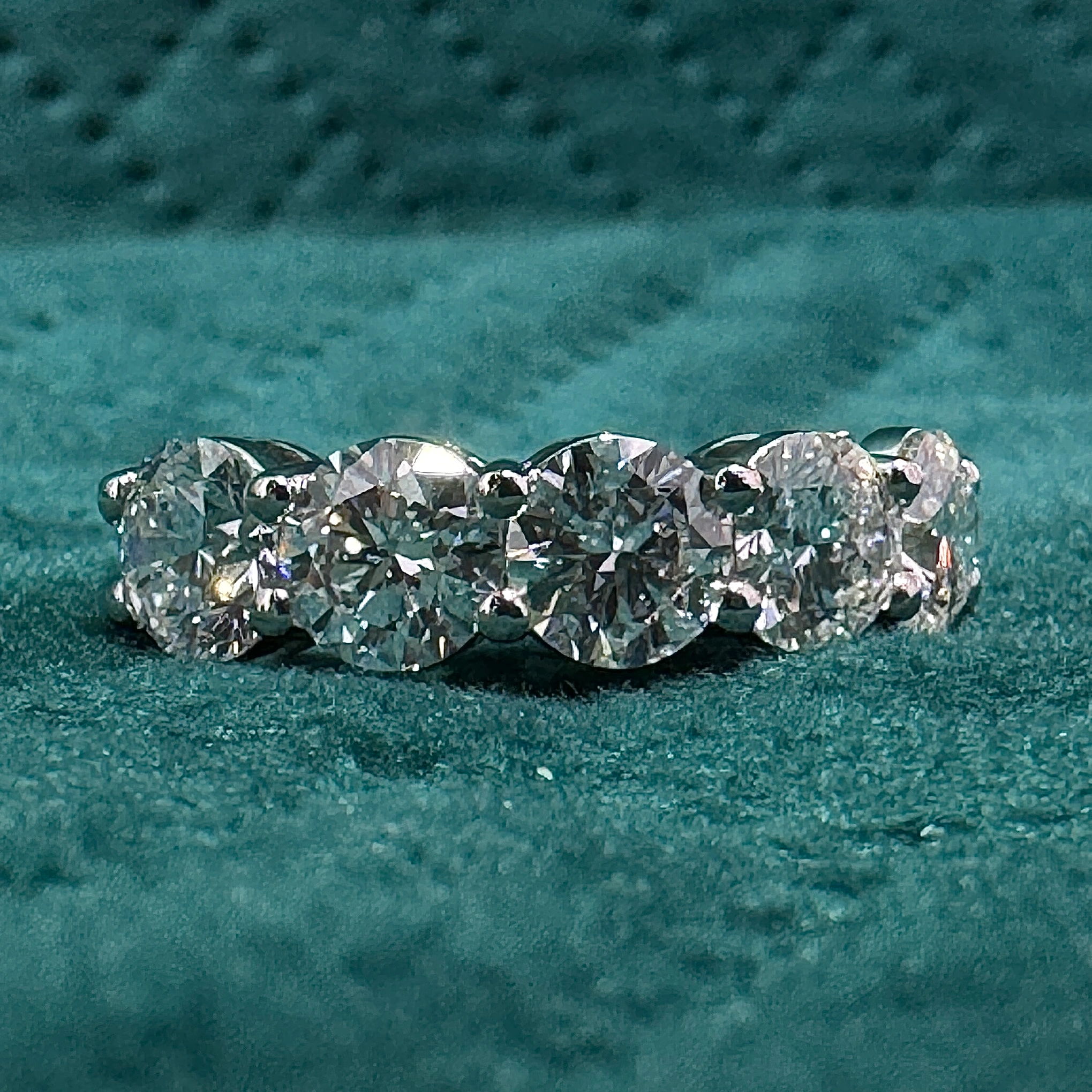 9 KT White Gold Round Lab-Grown/Natural Diamond Ring | 2.91 g | 2.97 ct Diamond view 8