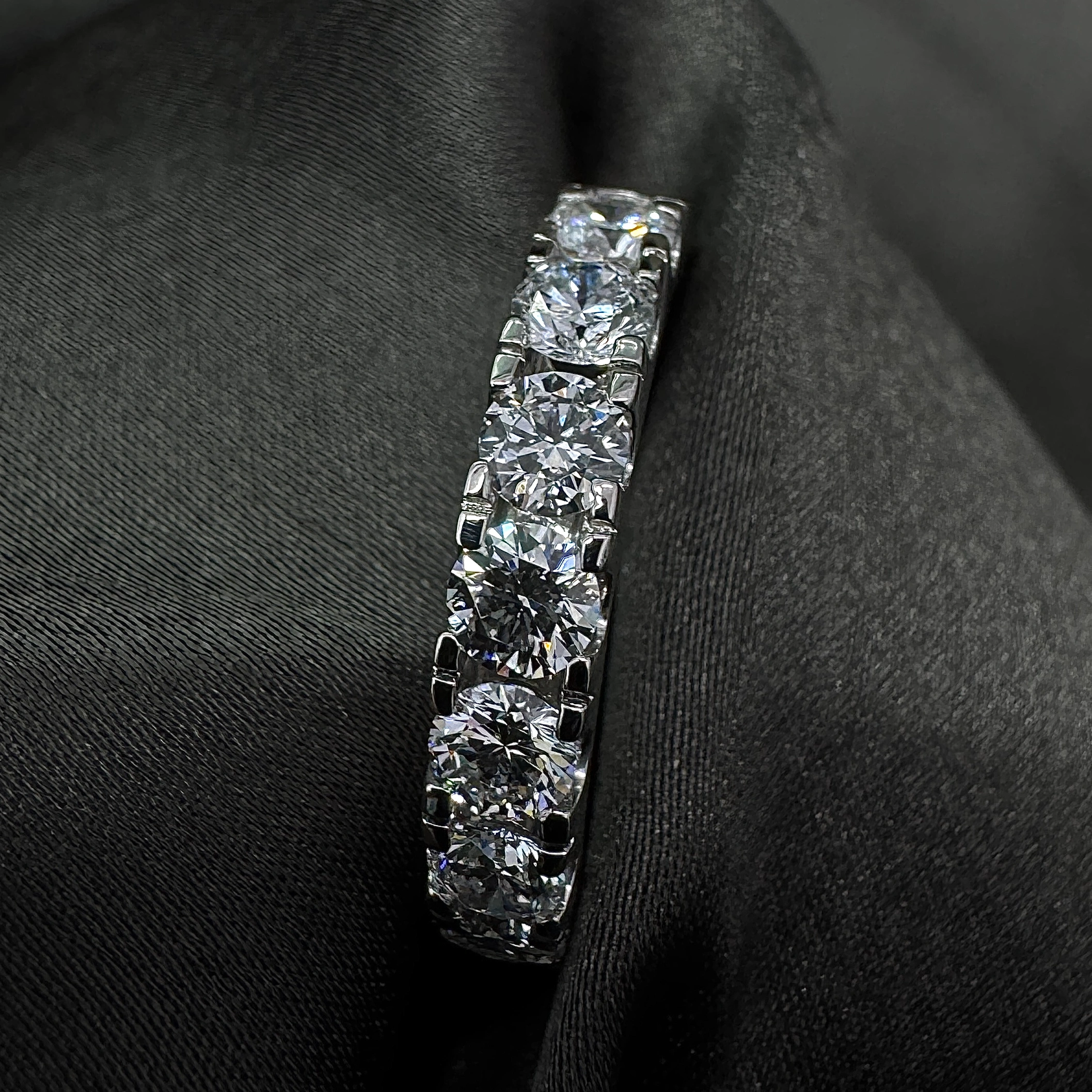 9 KT White Gold Round Lab-Grown/Natural Diamond Ring | 3.51 g | 1.57 ct Diamond view 5
