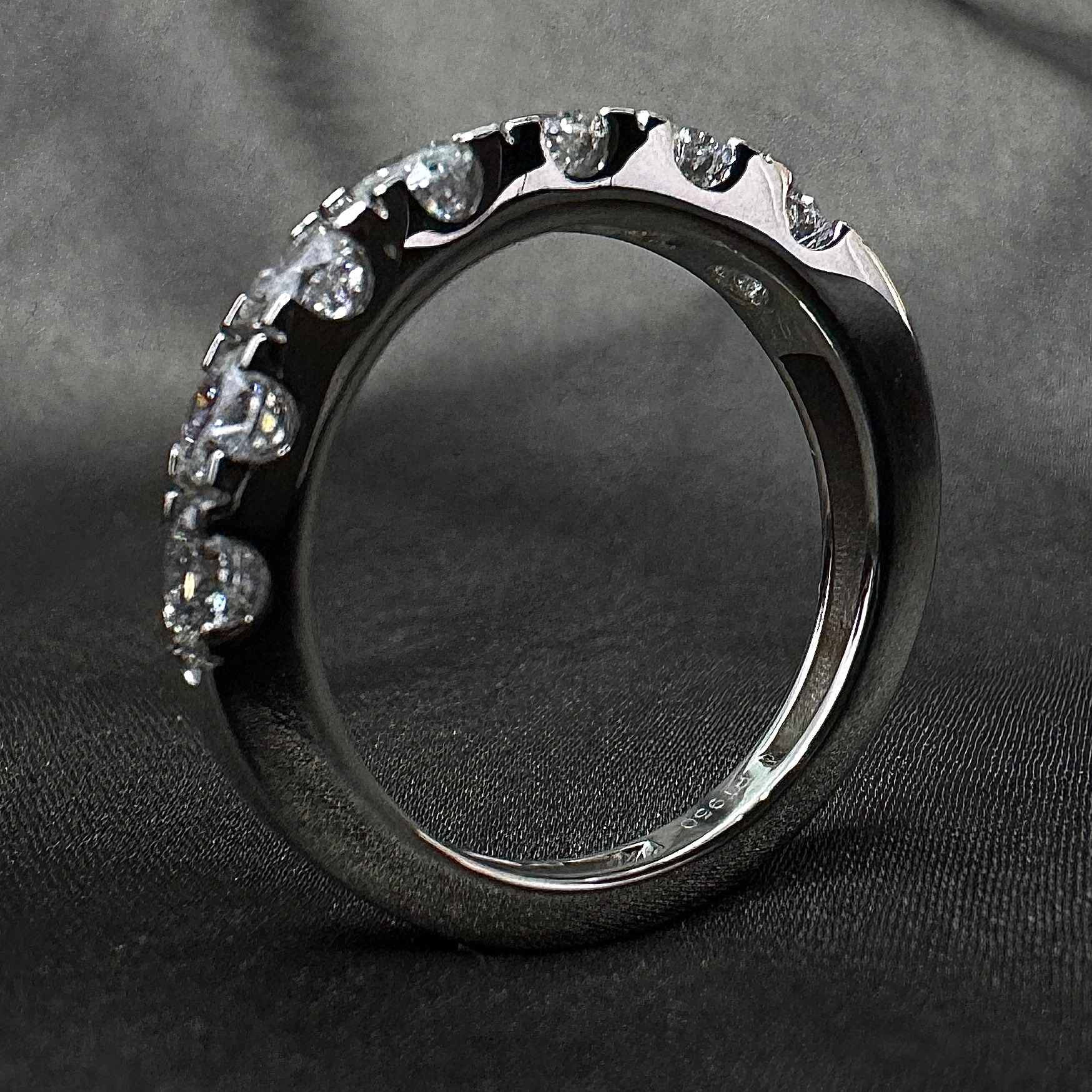 9 KT White Gold Round Lab-Grown/Natural Diamond Ring | 3.51 g | 1.57 ct Diamond view 6