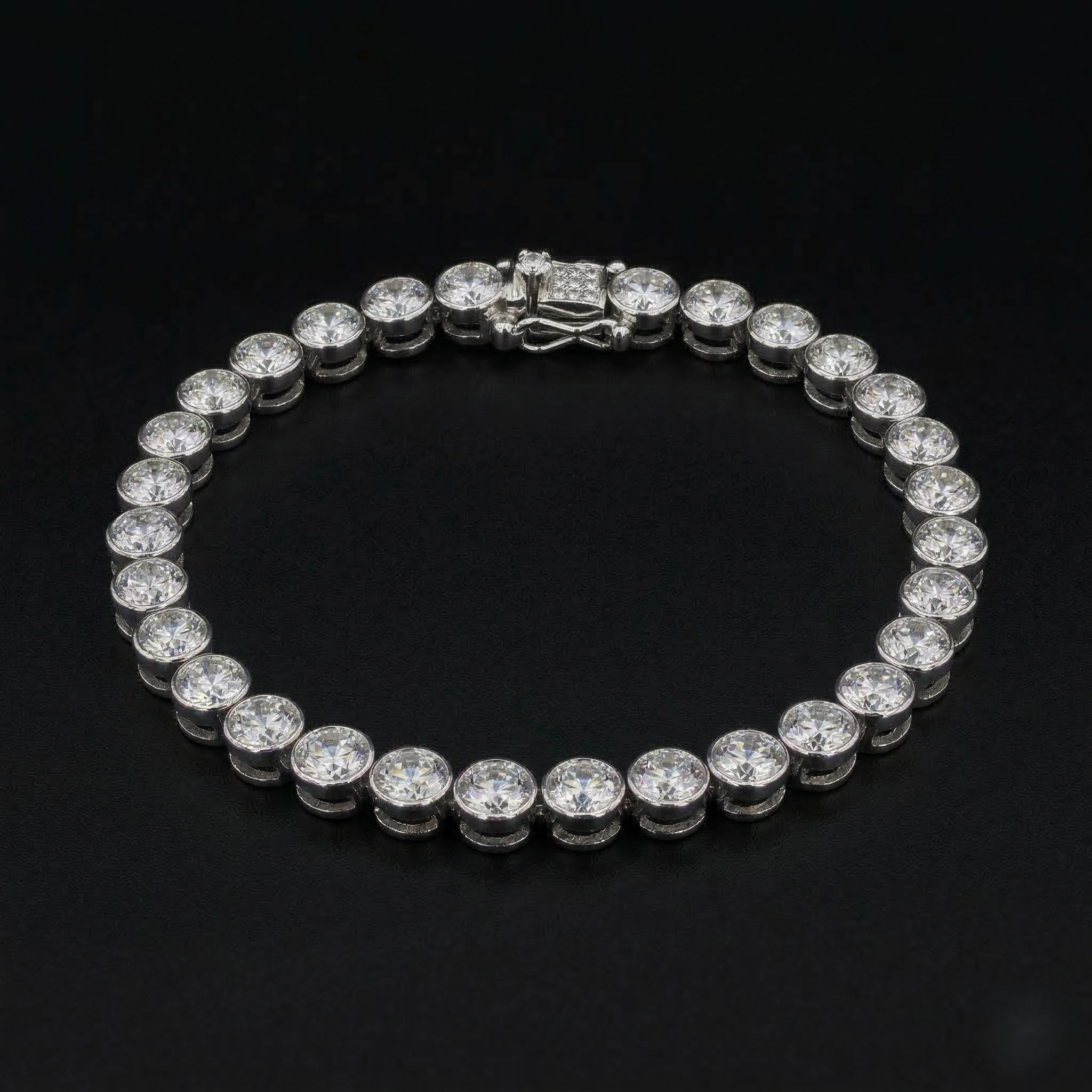 11 CT Lab Grown Round Diamond Tennis Bracelet