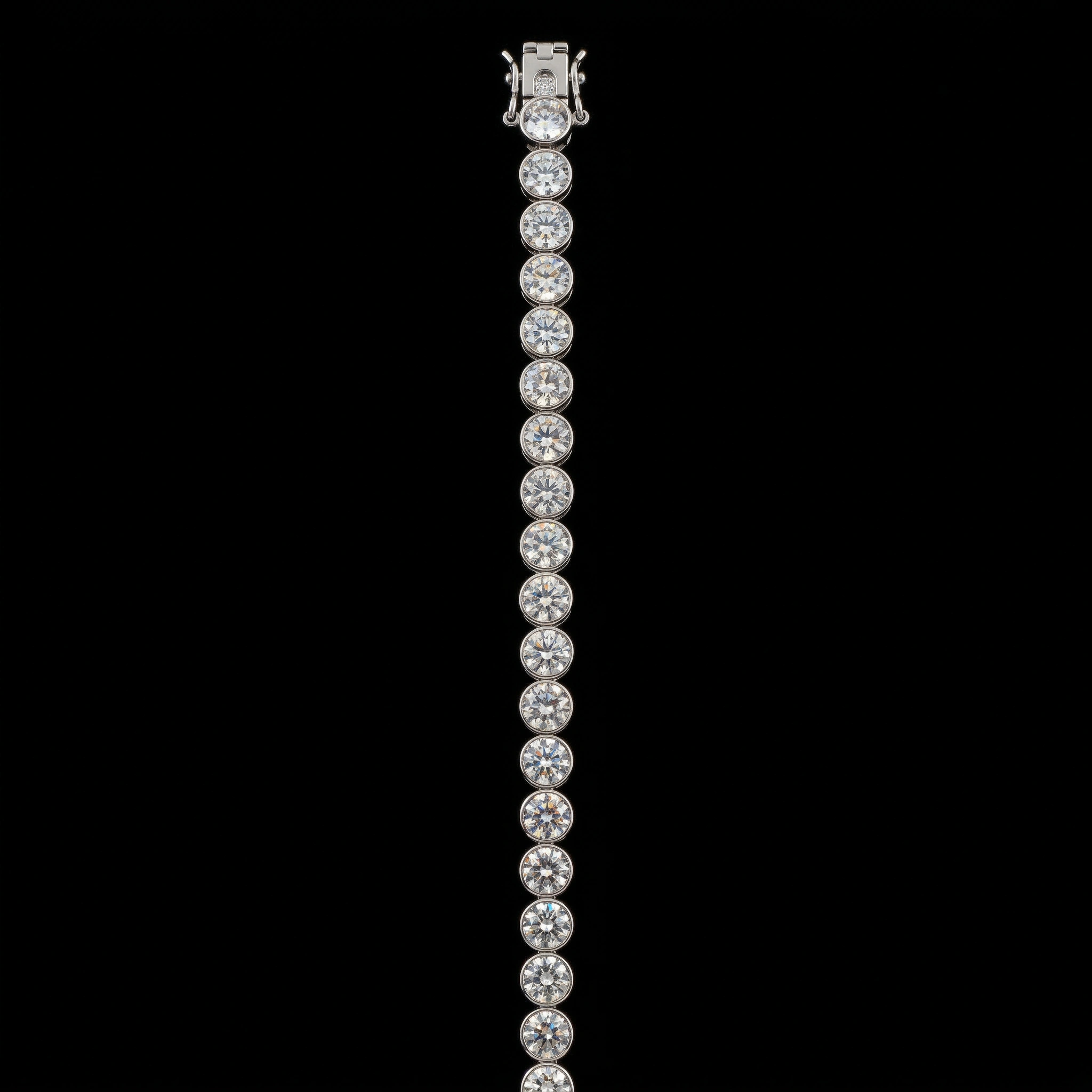 11 CT Lab Grown Round Diamond Tennis Bracelet view 5