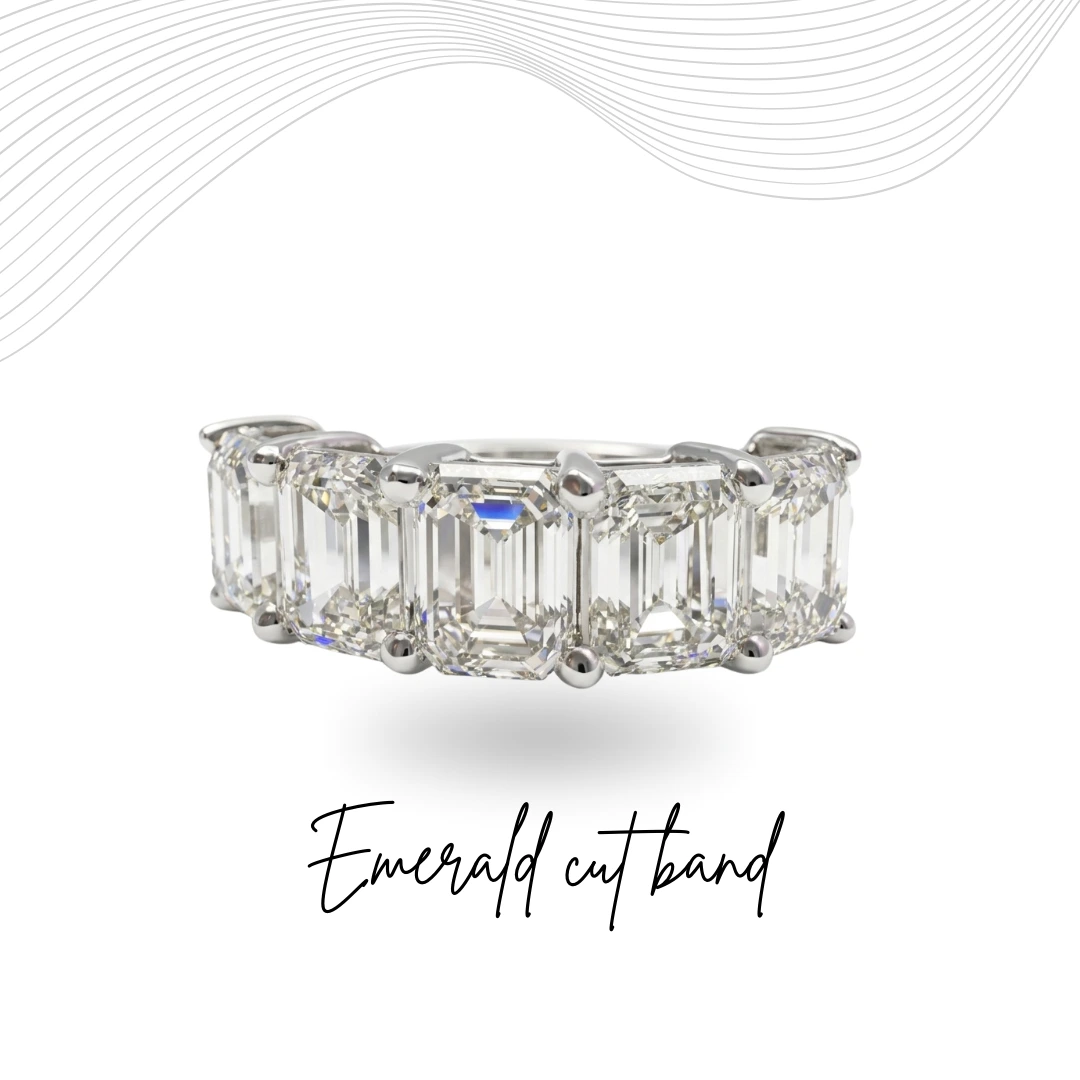 1.57 CT Emerald Cut Diamond Engagement Ring in PT950 Platinum