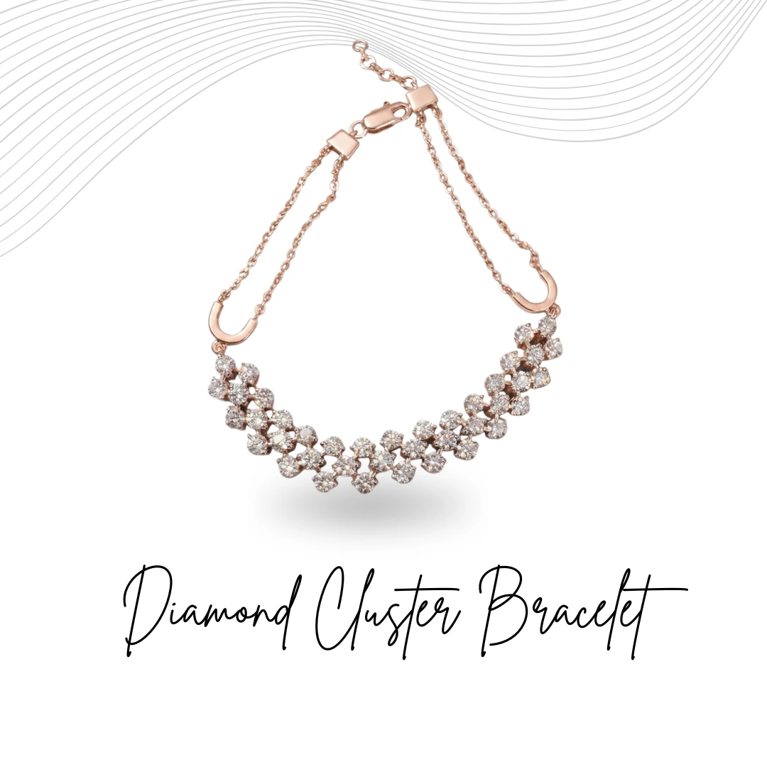 18K Rose Gold Lab-Grown Diamond Tennis Bracelet