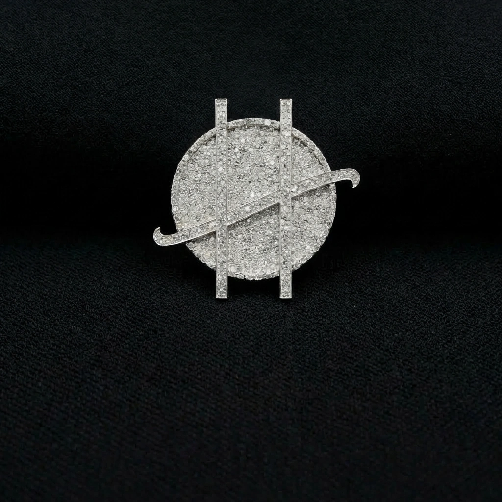 27.00 TCW Round Brilliant Diamond Masterpiece Pendant in Solid PT950 Platinum