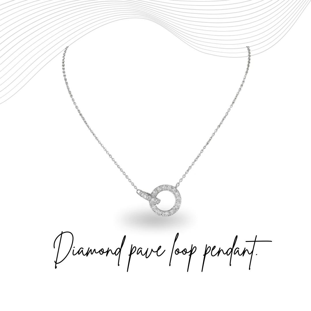 Circle Diamond Pendant | Lab Grown & IGI Certified