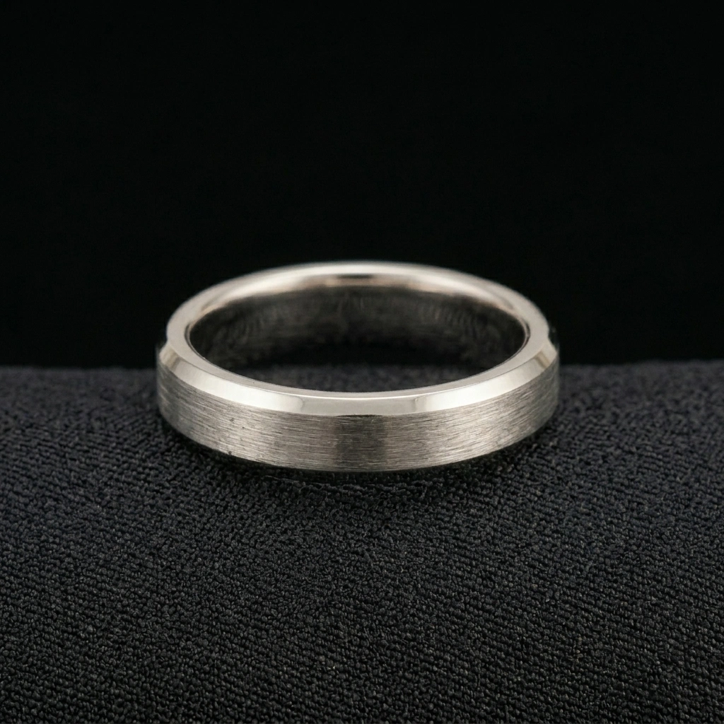 Classic PT950 Platinum Wedding Band | Minimalist Platinum Band for Men