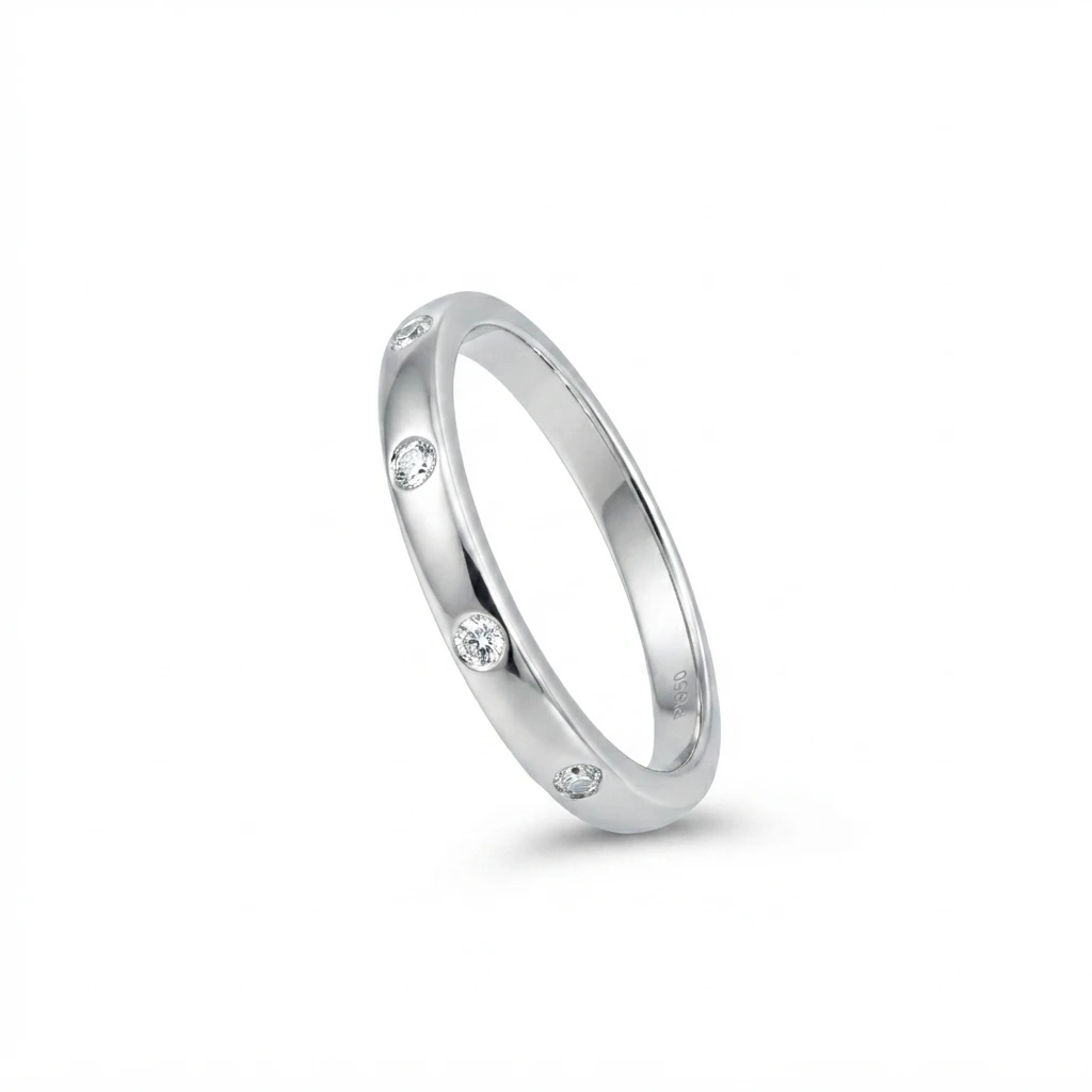 Custom Round Lab Grown Diamond Ring | IGI Certified view 4