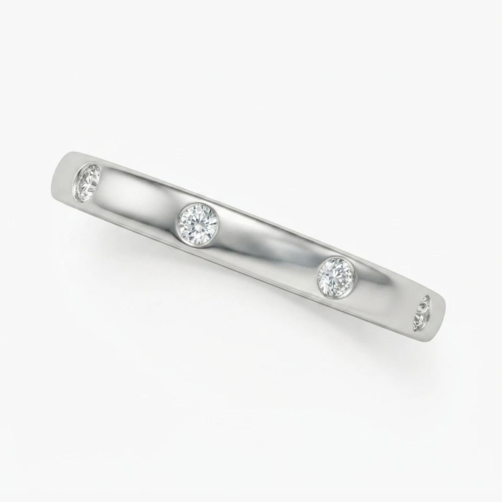Custom Round Lab Grown Diamond Ring | IGI Certified view 5