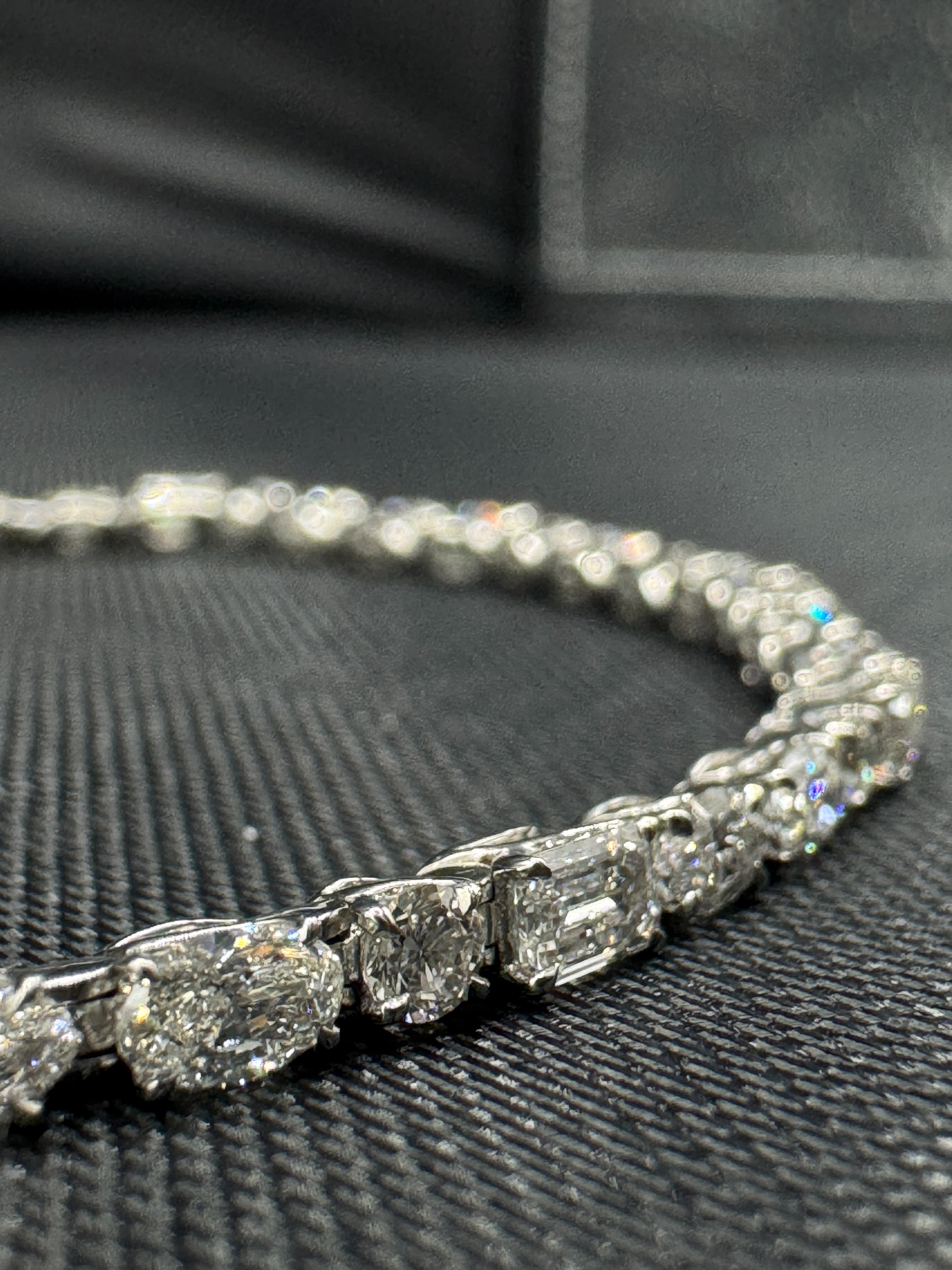 Exquisite 4.93 CT Multi-Shape Lab Grown Diamond Bracelet in PT950 Platinum for Women view 5