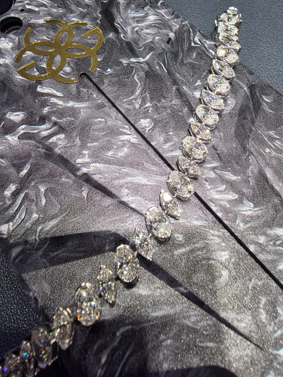 Oval & Marquise Diamond Bracelet | Lab Grown & IGI Certified view 6