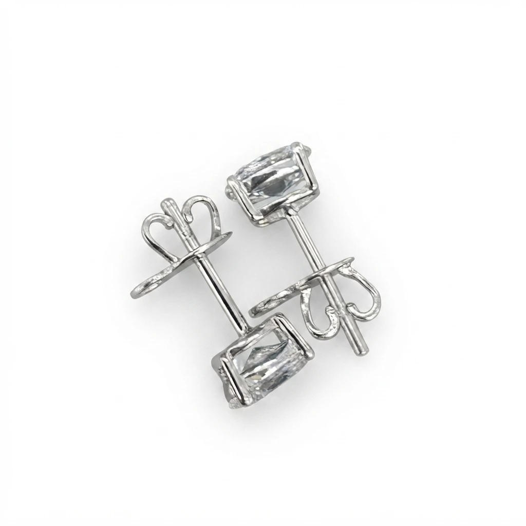 Oval Cut Diamond Earrings | Lab Grown & IGI Certified view 5