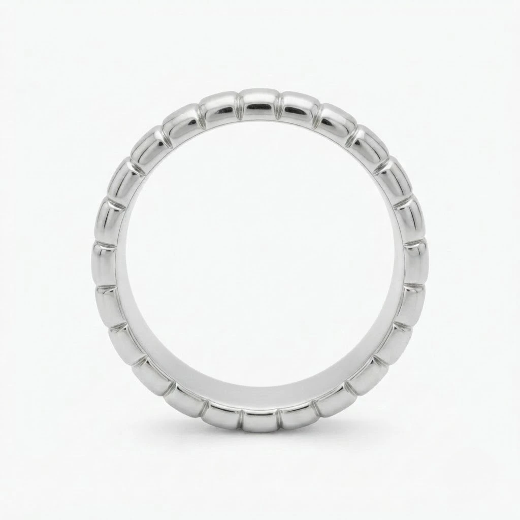 PT950 Platinum Band | Elegant Fine Jewelry view 5