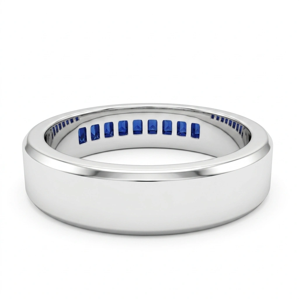 PT950 Platinum Princess-Cut Lab-Grown Diamond Ring view 7