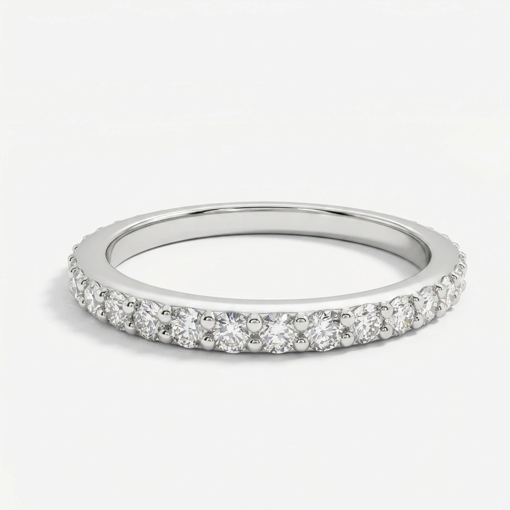 PT950 Platinum Radiant & Round Lab-Grown Diamond Engagement Ring view 8