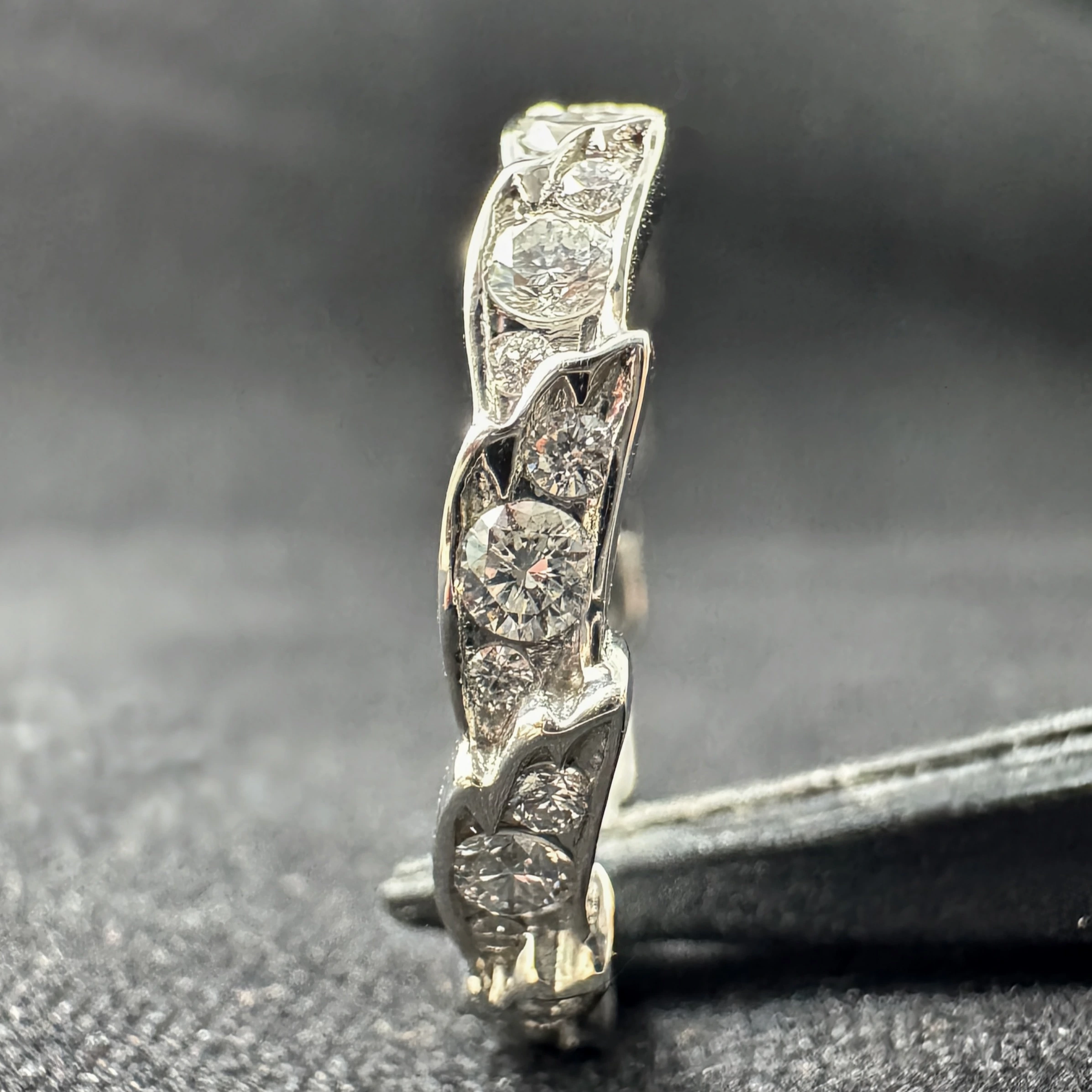 PT950 Platinum Round Diamond Ring | Fine Jewelry view 4