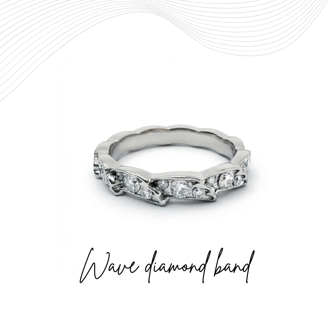 PT950 Platinum Round Diamond Ring | Fine Jewelry