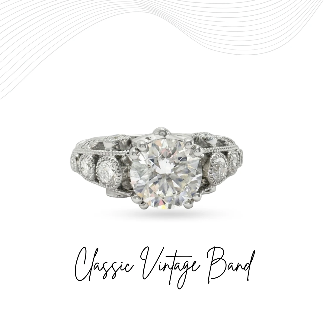 PT950 Platinum Round Lab Grown Diamond Engagement Ring | IGI Certified