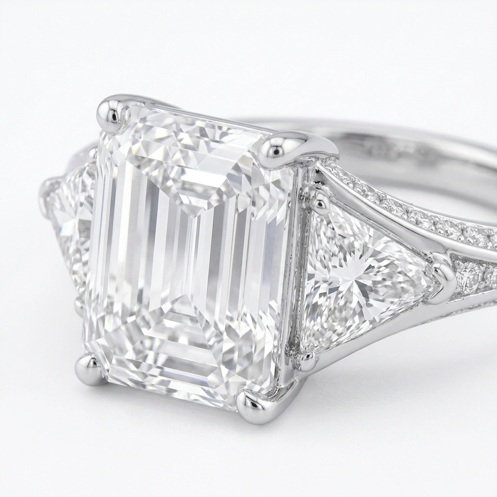 Radiant Cut Lab Grown Diamond Ring | Lab Grown Diamond | IGI Certified view 5