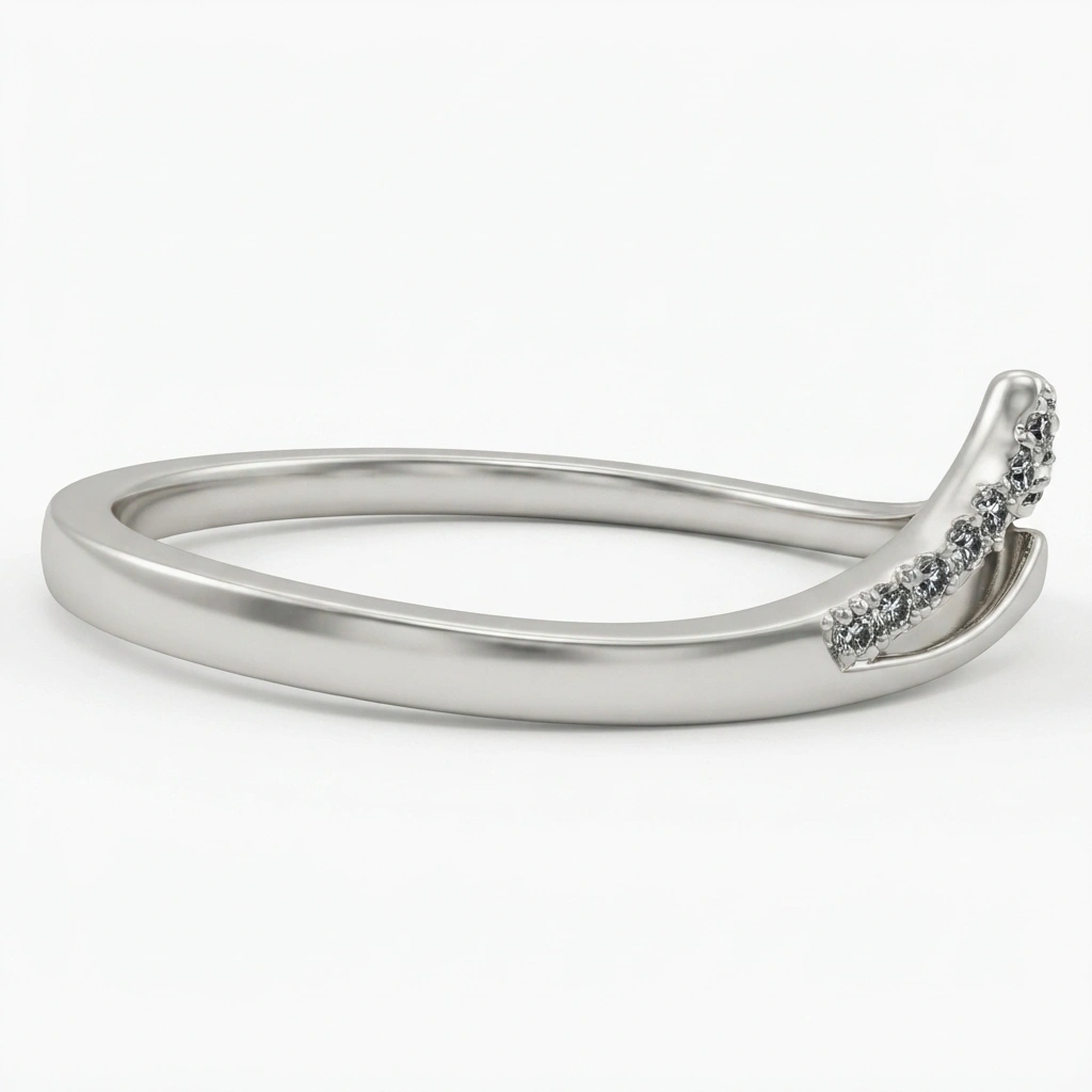 Round Brilliant Lab Grown Diamond Ring in PT950 Platinum for Women view 5