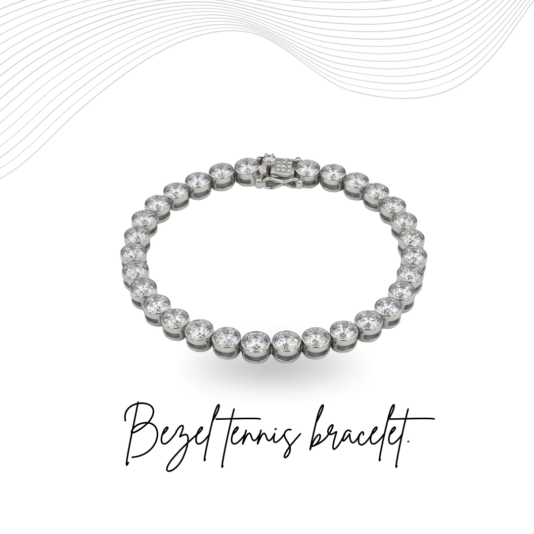 Round Brilliant Lab Grown Diamond Tennis Bracelet | PT950 Platinum