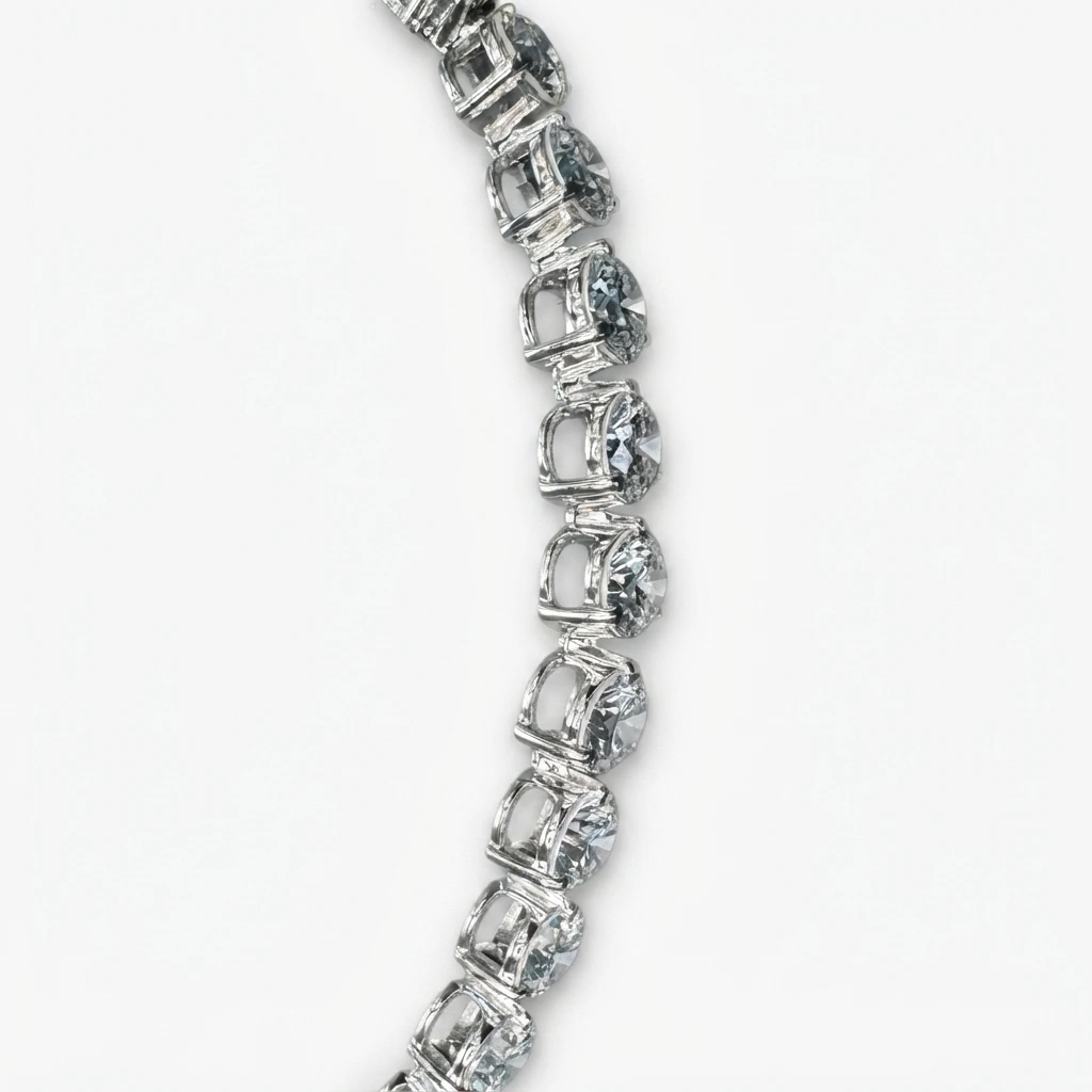 Round Cut Diamond Bracelet | Lab Grown & IGI Certified view 6