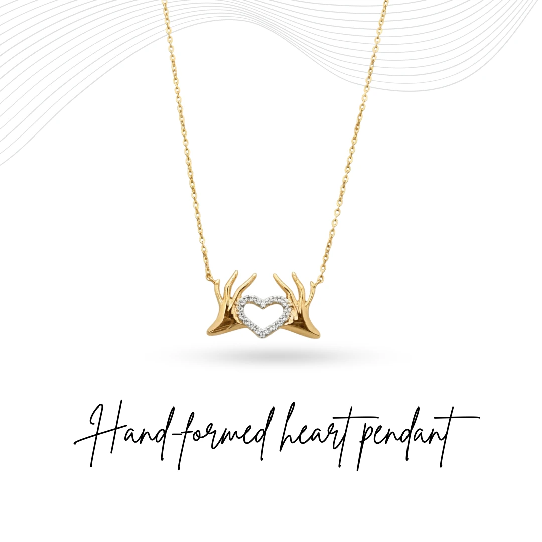 Round Diamond Pendant with Chain | Yellow Gold Fine Jewelry