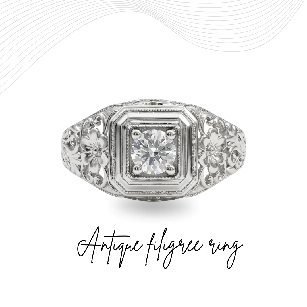 Round Lab Grown Diamond Ring | IGI Certified