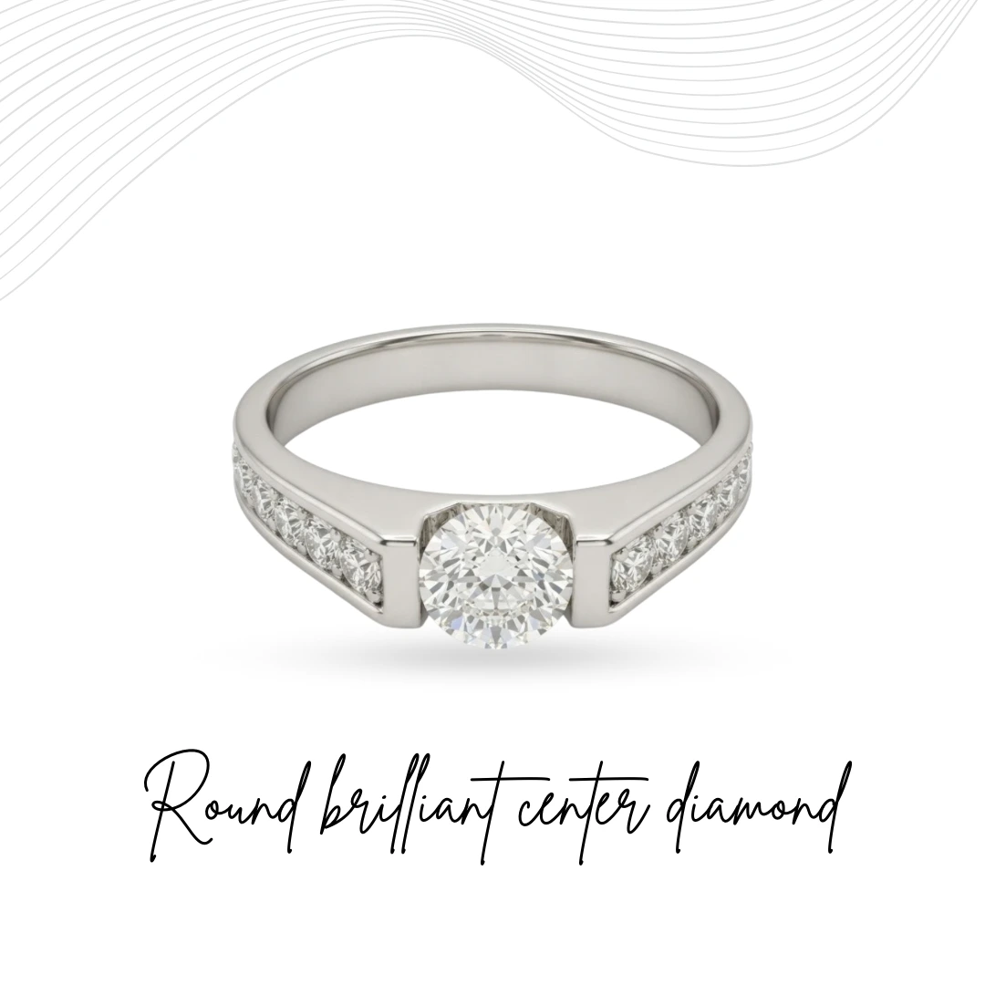 Round Lab Grown Diamond Ring | PT950 Platinum | IGI Certified