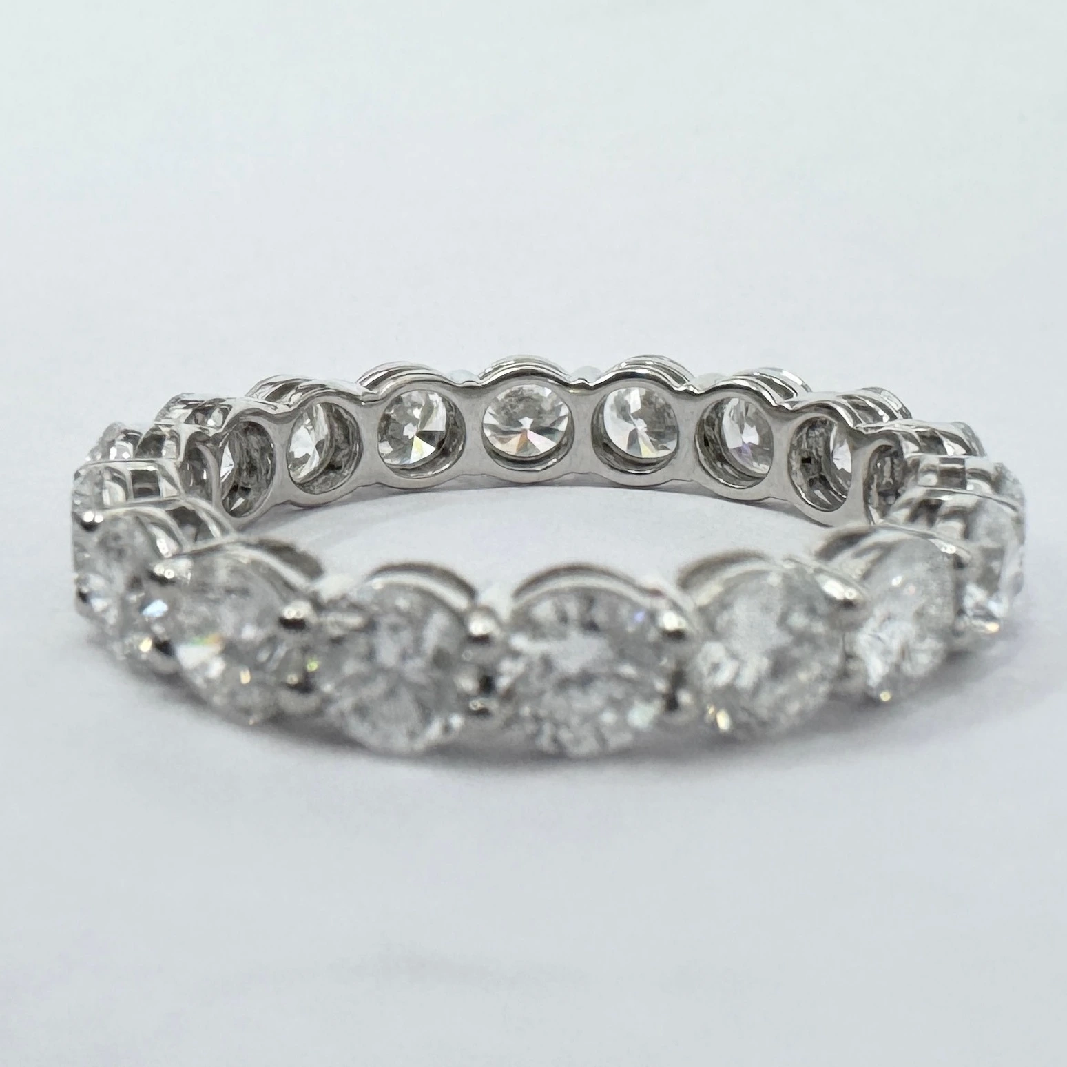 Statement Ring with Round Brilliant Lab Grown Diamonds | IGI Certified view 4