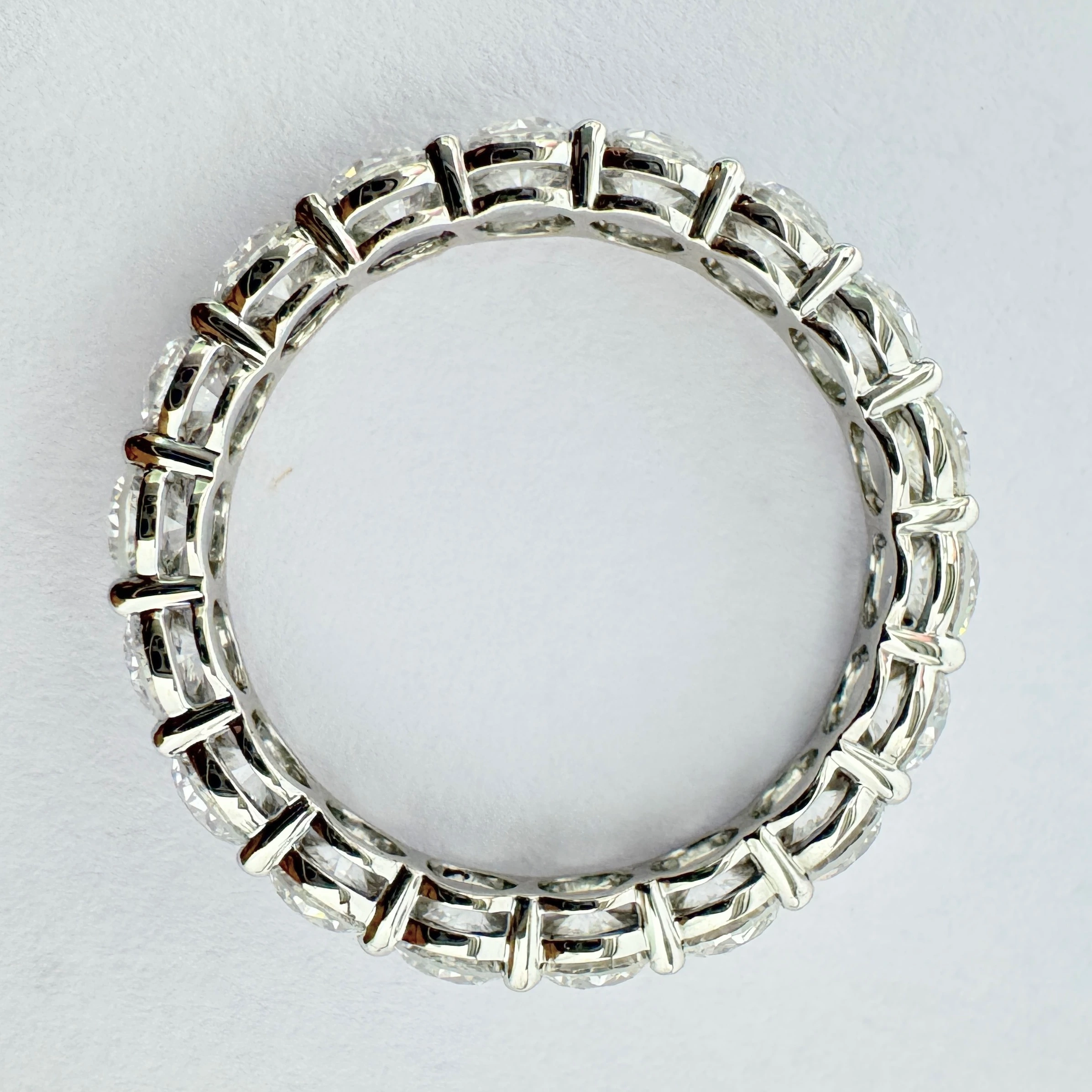 Statement Ring with Round Brilliant Lab Grown Diamonds | IGI Certified view 7